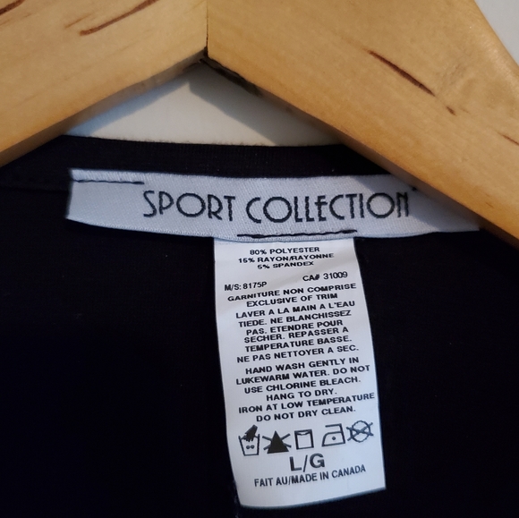 Laura open front cardigan black & white size Large - Picture 2 of 9